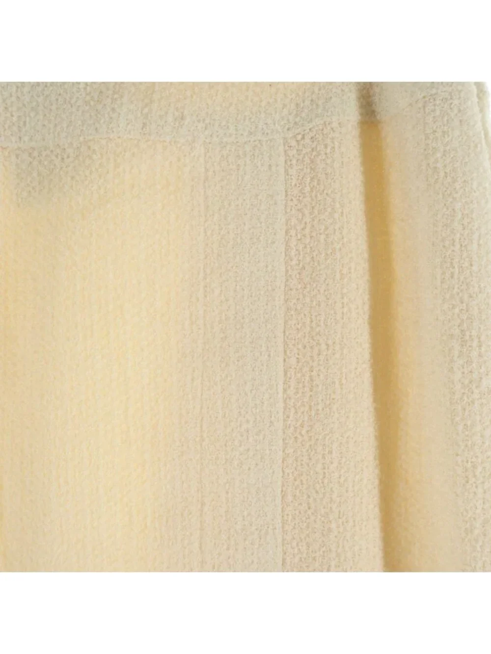 Chanel CC Logo Long Skirt Ivory 36